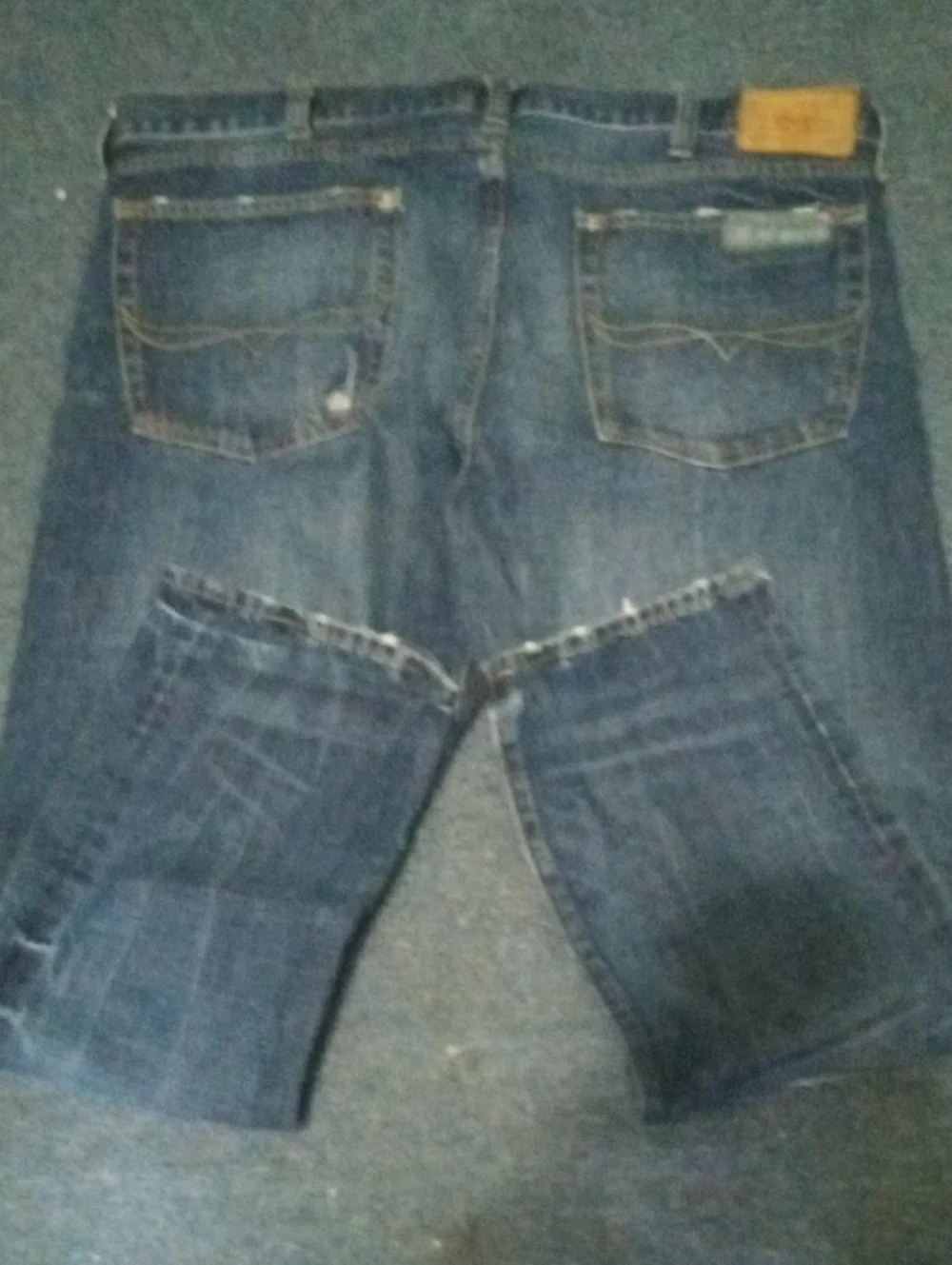 Polo By Ralph Lauren 40x30 Dark Wash Distressed Jeans Nwot Prestine Con🔥🔥🔥🔥